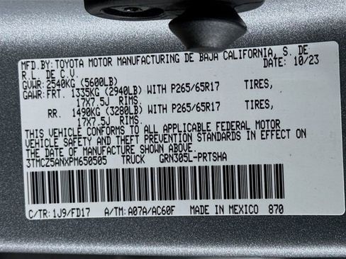 Used 2023 Toyota Tacoma TRD Sport AWD/4WD image 16