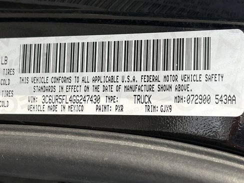 Used 2016 RAM 2500 Laramie w/ Sport Appearance Group image 24