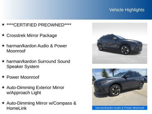 Used 2024 Subaru Crosstrek 2.5i Limited w/ Crosstrek Mirror Package AWD/4WD image 5