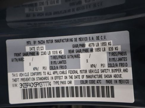 Used 2023 MAZDA MAZDA3 s image 22