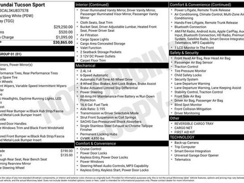 Used 2019 Hyundai Tucson Sport image 9