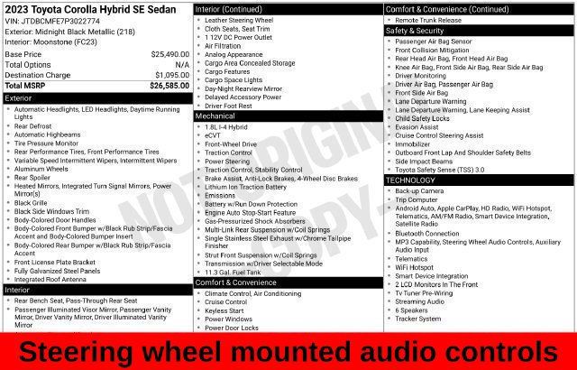 Used 2023 Toyota Corolla SE FWD image 21