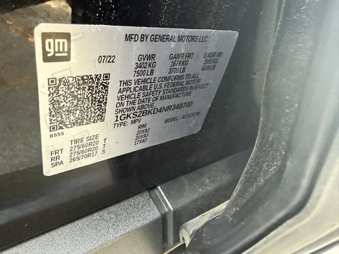 Used 2022 GMC Yukon SLT w/ SLT Luxury Package AWD/4WD image 39