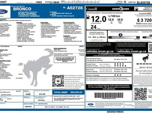 Used 2025 Ford Bronco Big Bend AWD/4WD image 2