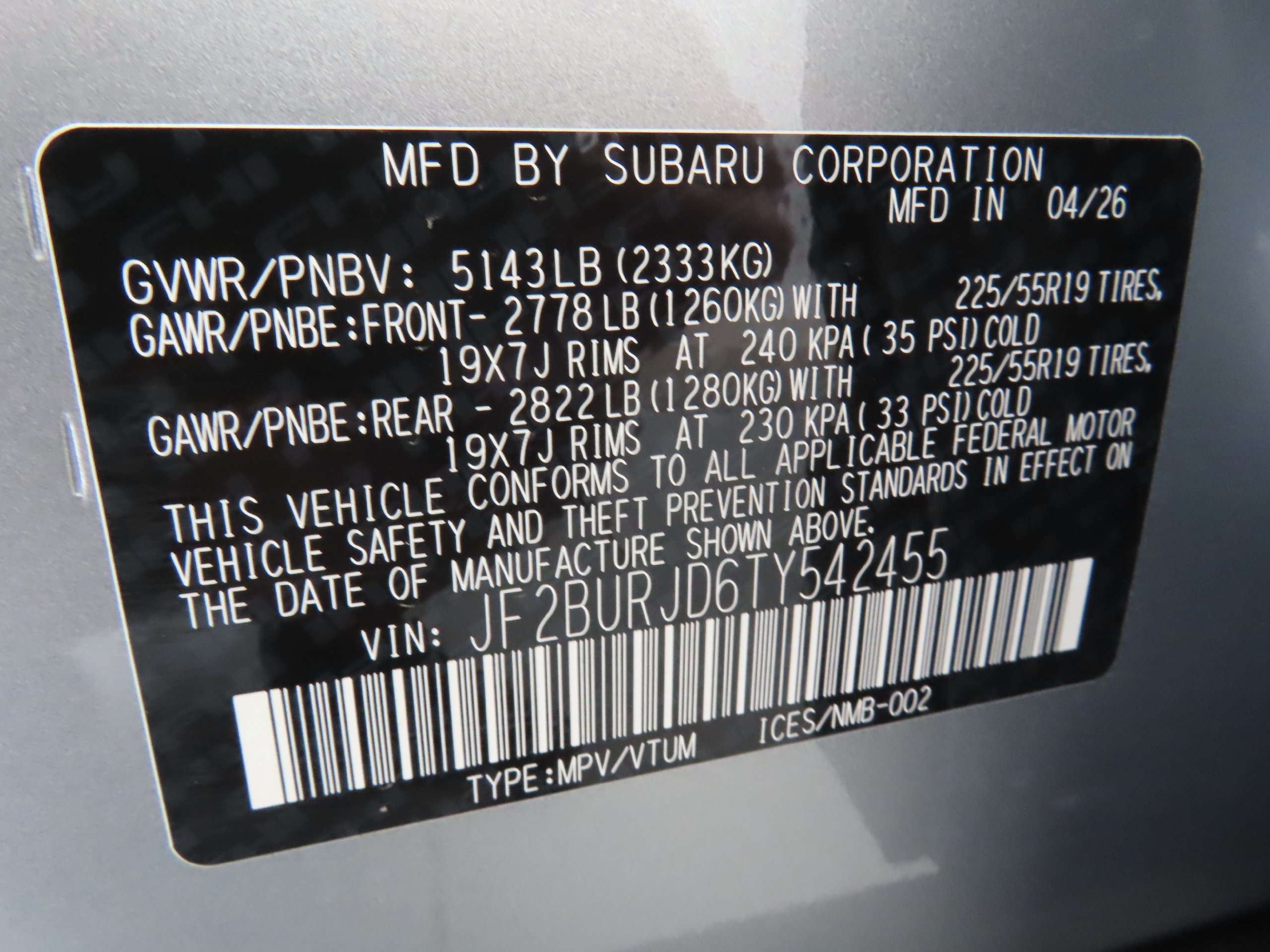 New 2026 Subaru Outback Touring XT AWD/4WD image 27