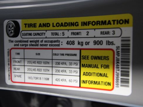 New 2026 Lincoln Nautilus Reserve w/ Jet Appearance Package image 48