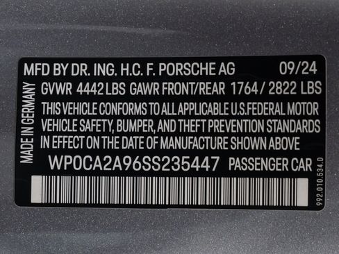 Used 2025 Porsche 911 Carrera RWD image 91