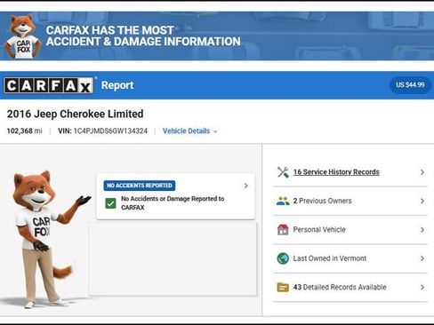 Used 2016 Jeep Cherokee Limited w/ Trailer Tow Group image 2