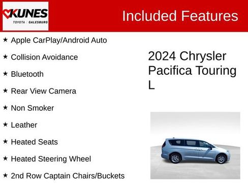 Used 2024 Chrysler Pacifica Touring-L FWD image 2