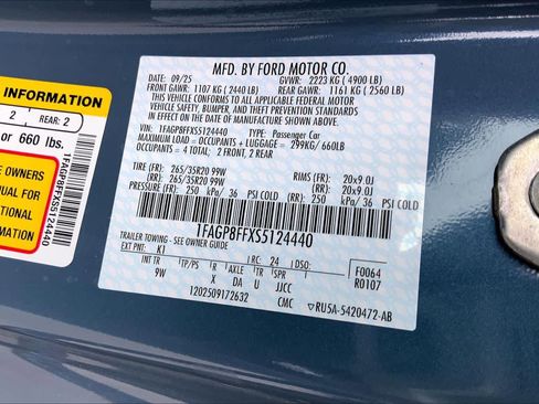 New 2025 Ford Mustang GT Premium image 16