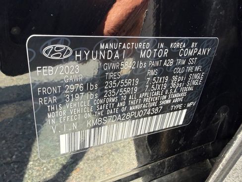 Used 2023 Hyundai Santa Fe Limited AWD/4WD image 39