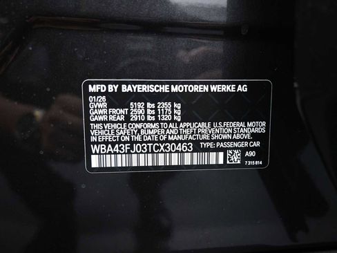 New 2026 BMW 530i w/ Convenience Package RWD image 16