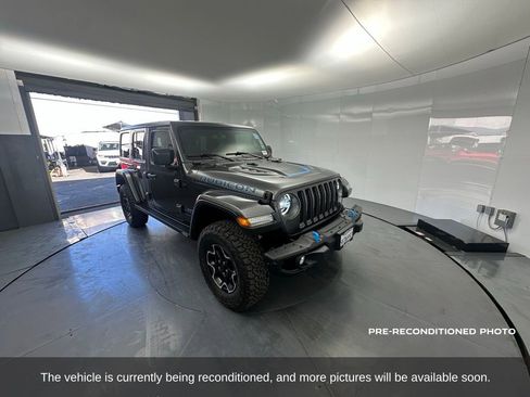 Used 2023 Jeep Wrangler Unlimited Rubicon 4xe w/ Steel Bumper Group image 8