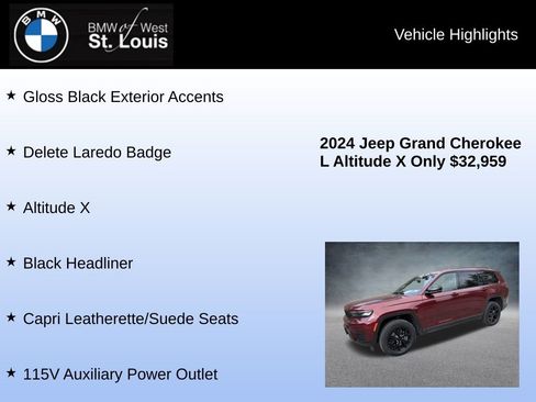 Used 2024 Jeep Grand Cherokee L Altitude image 16