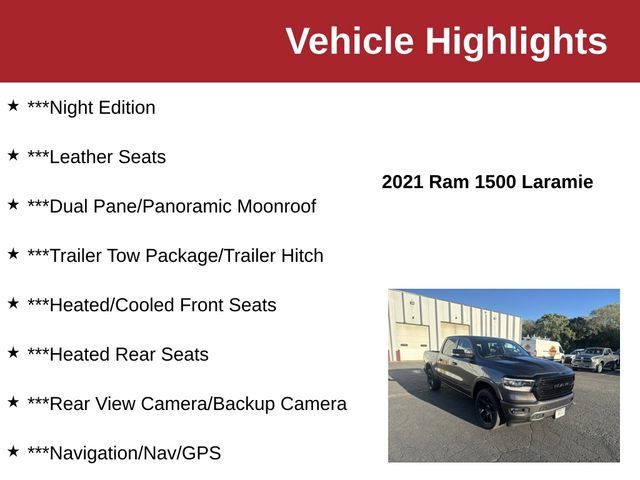 Used 2021 RAM 1500 Laramie AWD/4WD image 10