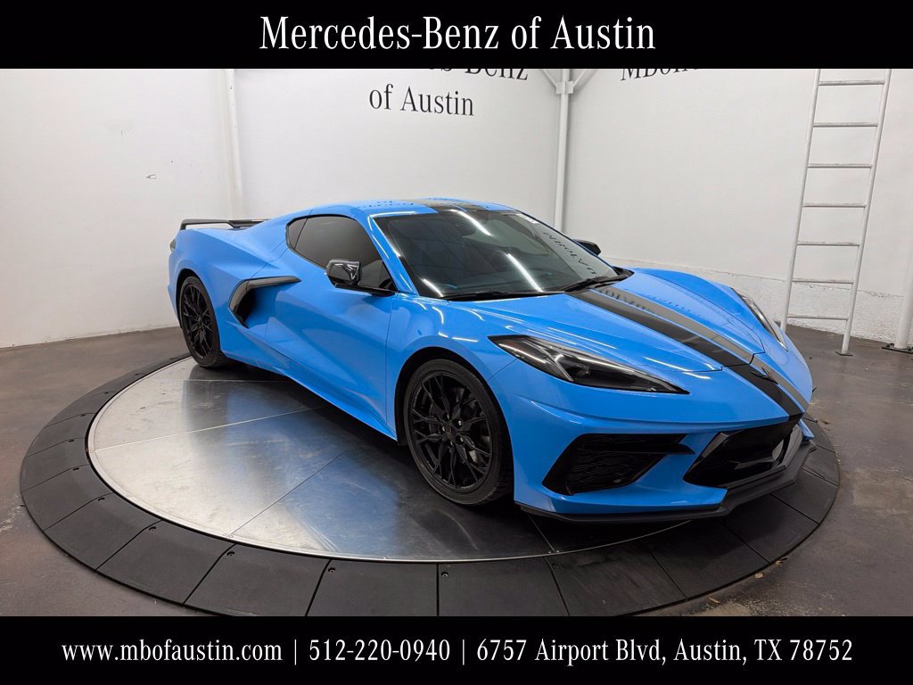 Used 2023 Chevrolet Corvette Stingray Premium Cpe w/ Z51 Performance Package RWD image 1