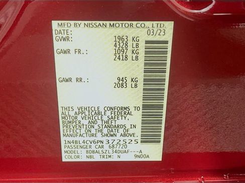 Used 2023 Nissan Altima 2.5 SR w/ SR Premium Package image 34