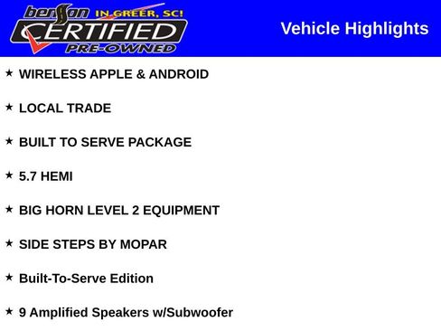 Used 2022 RAM 1500 Big Horn w/ Built-to-serve Edition AWD/4WD image 2