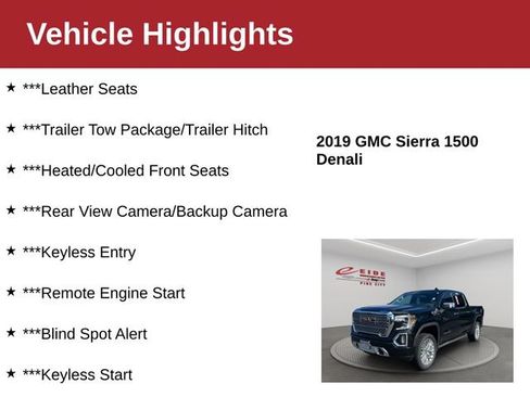 Used 2019 GMC Sierra 1500 Denali w/ Denali Ultimate Package AWD/4WD image 4