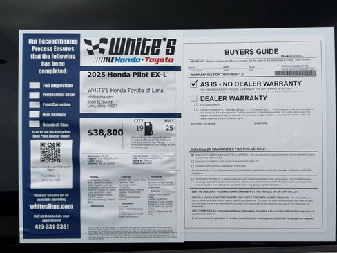 Used 2025 Honda Pilot EX-L image 33