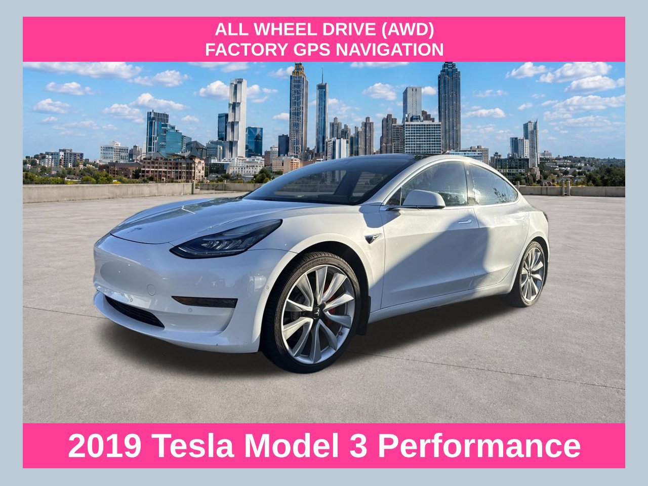 Used 2019 Tesla Model 3 Performance AWD/4WD image 1
