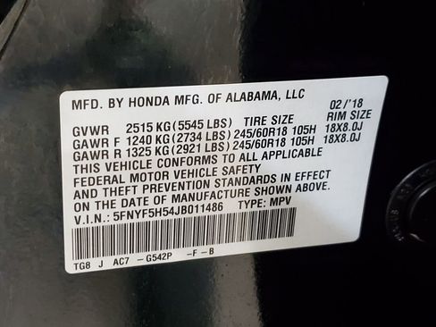 Used 2018 Honda Pilot EX-L image 44