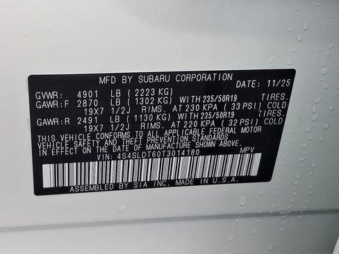 Certified 2026 Subaru Forester Touring AWD/4WD image 29