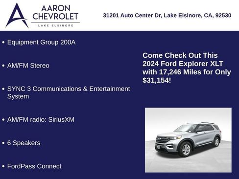 Used 2024 Ford Explorer XLT RWD image 5