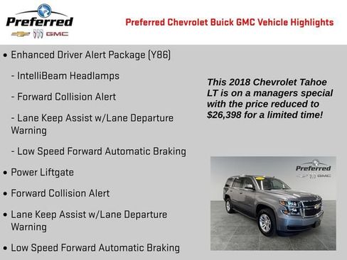 Used 2018 Chevrolet Tahoe LT AWD/4WD image 2