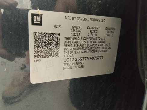 Used 2021 Chevrolet Malibu RS FWD image 33