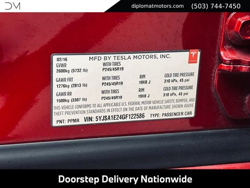Used 2016 Tesla Model S 70D AWD/4WD image 42