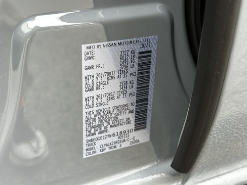 New 2026 Nissan Frontier Pro-X w/ Pro-X Convenience Package image 33