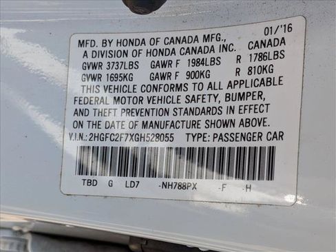 Used 2016 Honda Civic EX image 24