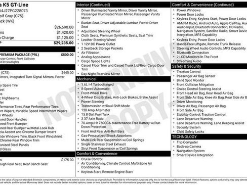 Used 2023 Kia K5 GT-Line w/ GT-Line Premium Package FWD image 18
