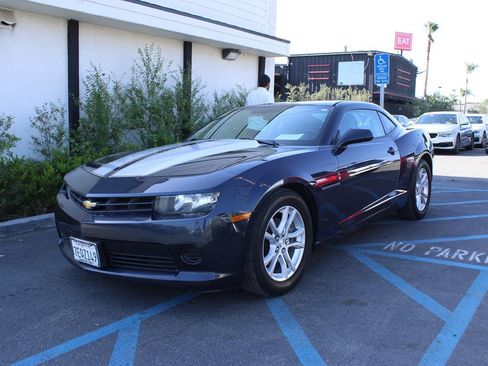 Used 2014 Chevrolet Camaro LS w/ Silver Rally Stripe Package RWD image 4