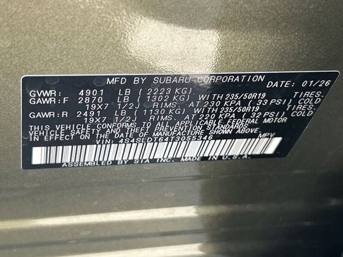 New 2026 Subaru Forester Touring AWD/4WD image 31