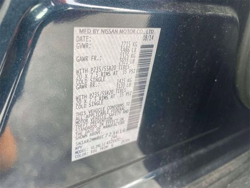 Used 2014 Nissan Pathfinder Platinum w/ Platinum Premium Package image 19