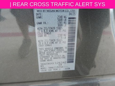 Certified 2025 Nissan Murano SV AWD/4WD image 13