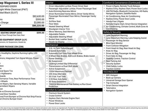 Used 2024 Jeep Wagoneer L Series III w/ Flexible Seating Group image 7