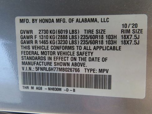 Used 2021 Honda Odyssey EX-L image 31