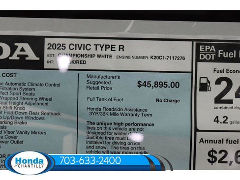 New 2025 Honda Civic Type R image 37