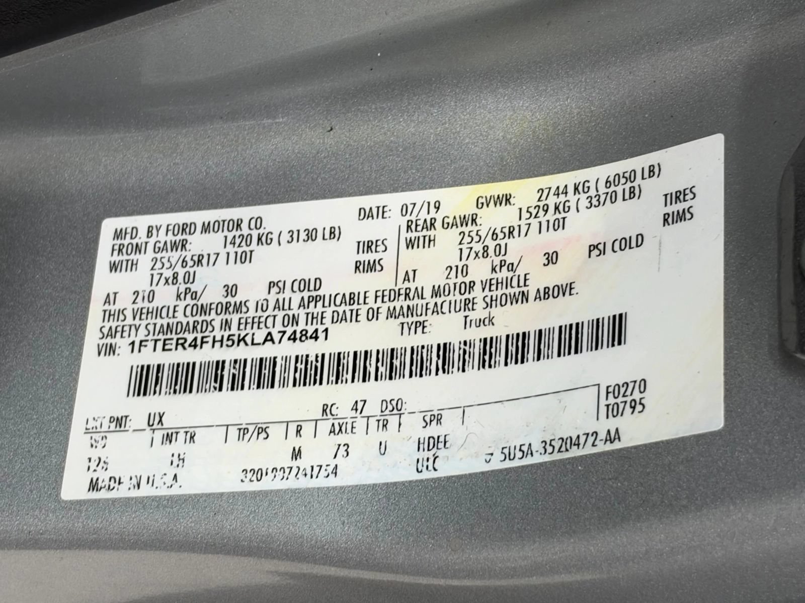 Used 2019 Ford Ranger XLT w/ Equipment Group 302A Luxury AWD/4WD image 40
