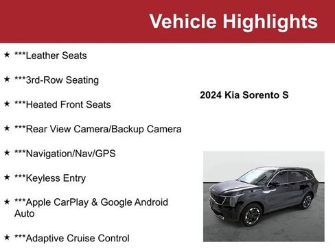 Used 2024 Kia Sorento S image 2