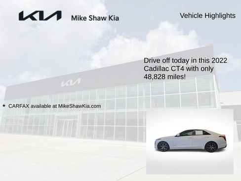 Used 2022 Cadillac CT4 V w/ Cold Weather Package image 6