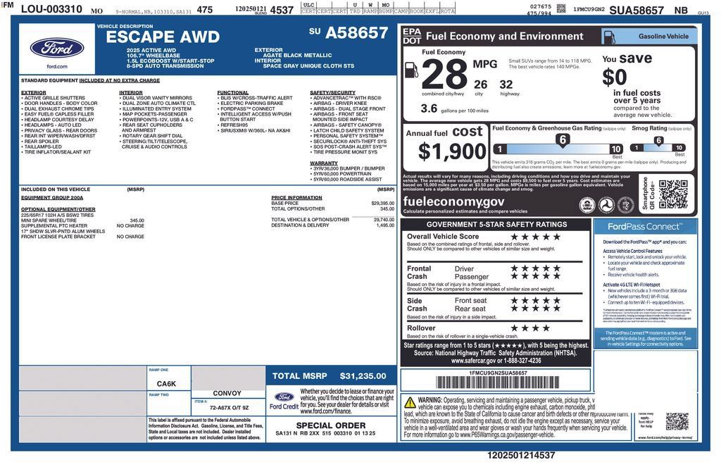 Used 2025 Ford Escape Active AWD/4WD image 7