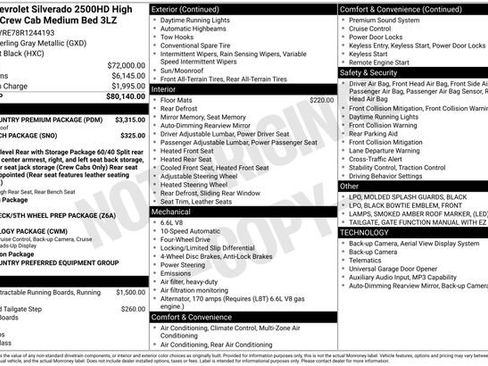 Used 2024 Chevrolet Silverado 2500 High Country w/ High Country Premium Package image 7