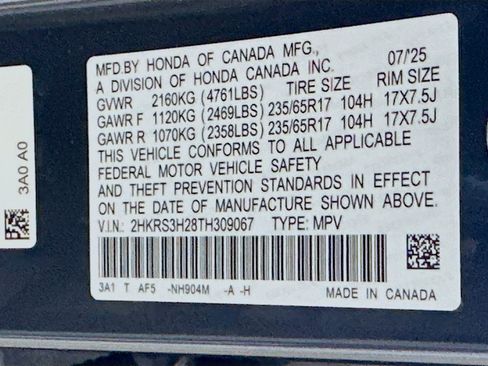 Used 2026 Honda CR-V LX image 12