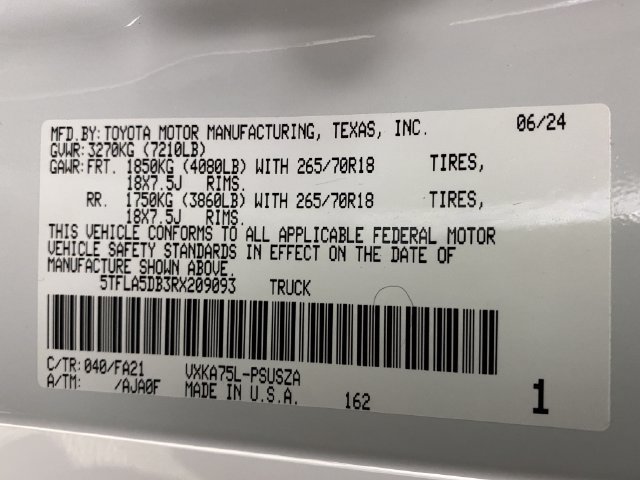 Certified 2024 Toyota Tundra SR5 w/ SR5 Convenience Package AWD/4WD image 24