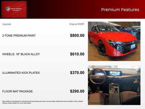 New 2026 Nissan Sentra SR w/ Floor Mat Package FWD image 3