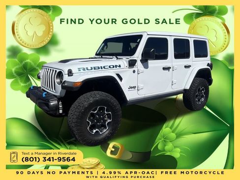 Used 2023 Jeep Wrangler Unlimited Rubicon 4xe w/ Steel Bumper Group image 1